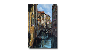 Guido Borelli, 'Punti di Venezia', Oil on Canvas