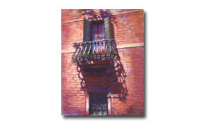 Janet Cook, 'Venetian Balcony 1', Pastel on Paper